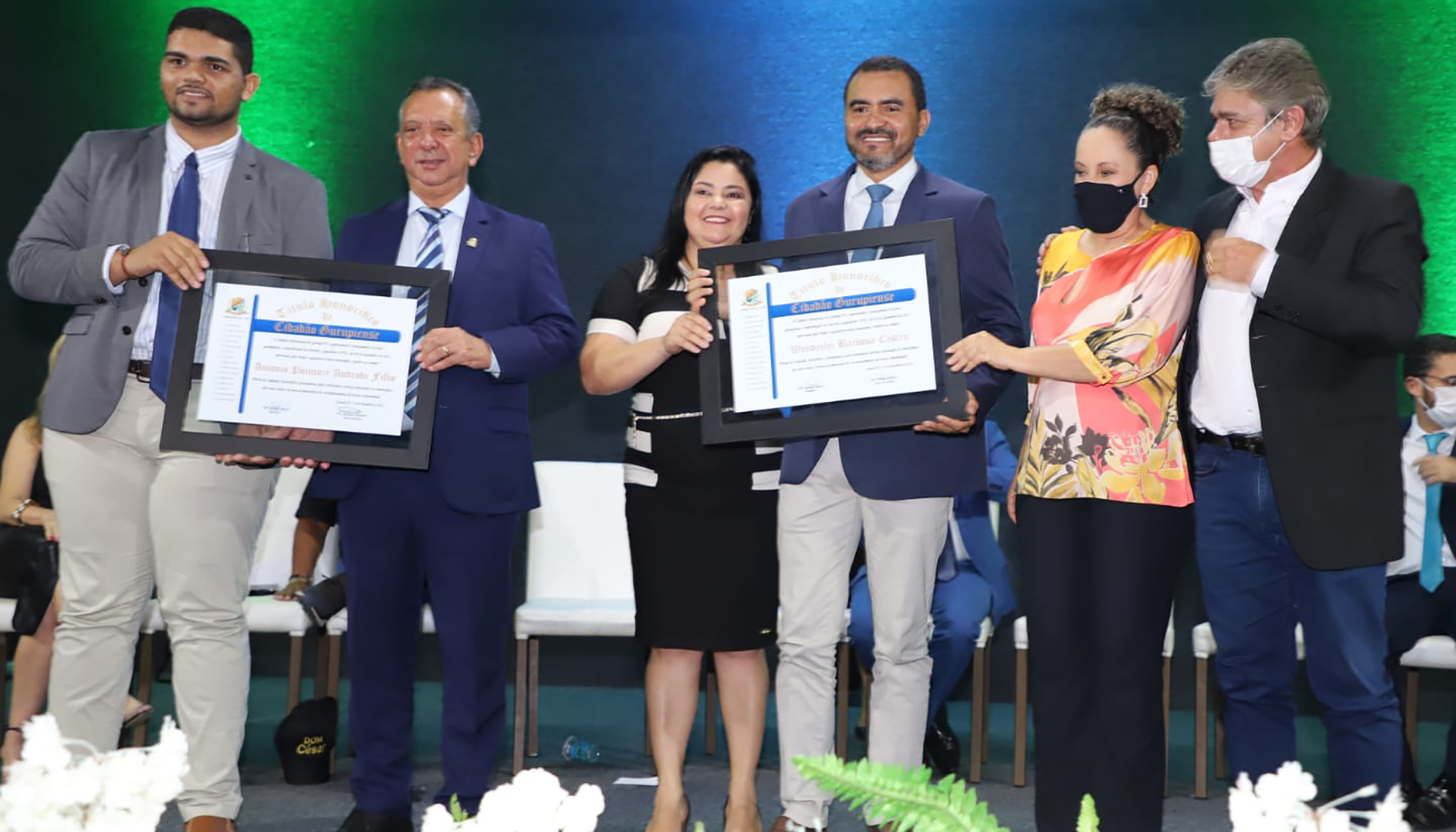 Outras 23 personalidades e autoridades municipais e estaduais foram homenageadas, dentre as quais, o presidente da Assembleia Legislativa do Tocantins, deputado Antonio Andrade – Foto: Esequias Araújo/Governo do Tocantins