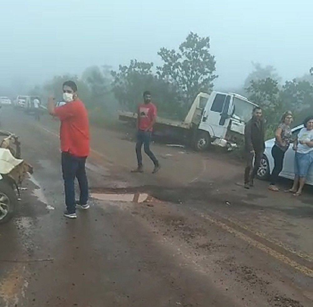 Acidente aconteceu no norte do estado — Foto: Reprodução