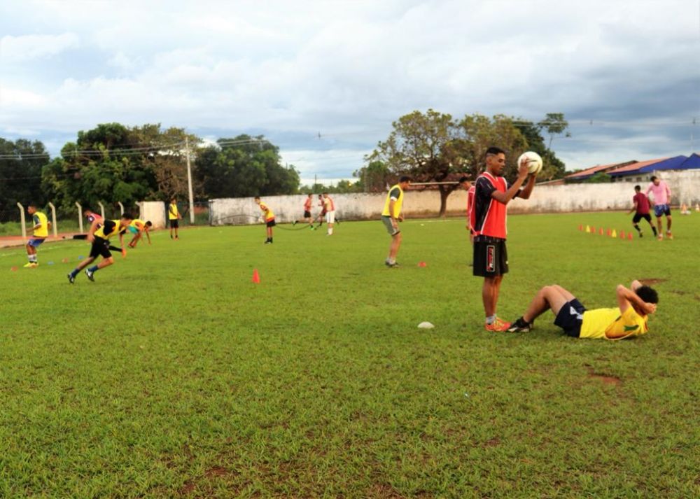 Treinos tático acontecem no Estádio Municipal Mariano Pereira - Foto: Ascom/Divulgação 