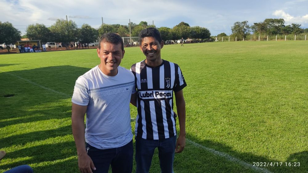 O presidente da Câmara de Caseara, Cacique do Gervásio, reafirmou o apoio ao Esporte - Foto: Edsom Gilmar 