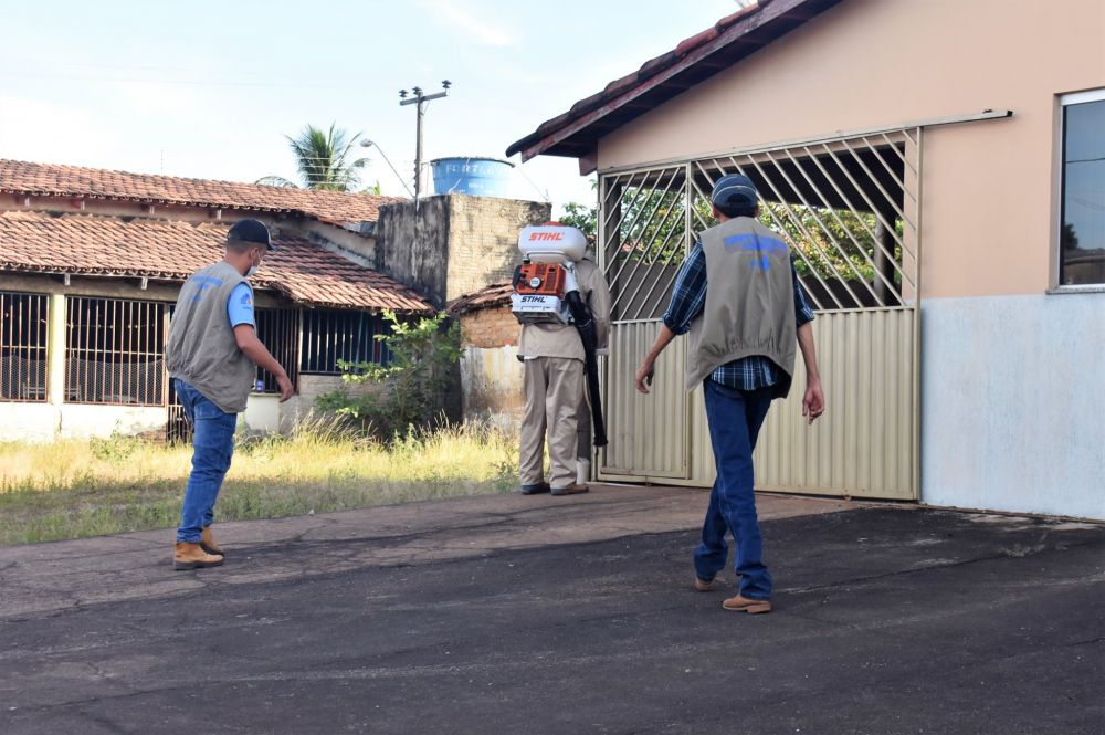 Borrifações aconteceu em vários pontos da cidade - Foto: Ascom/Divulgação 