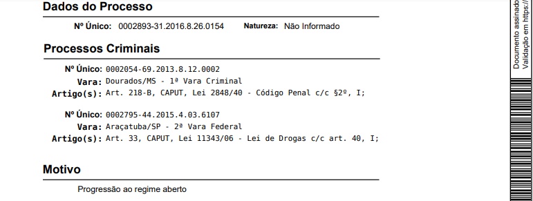 Donizete também já cumpriu pena por crime contra a dignidade sexual feminina, praticado contra menor de 14 anos - Foto: Reprodução 