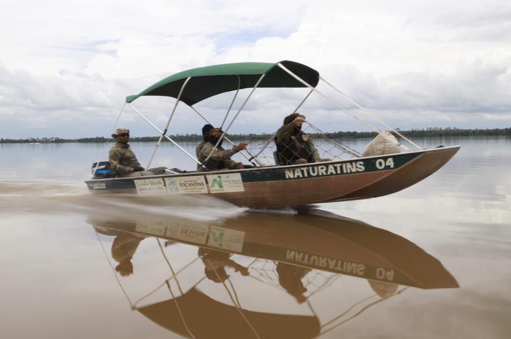 As equipes percorreram o curso hídrico dos rios Tocantins e Araguaia e seus afluentes, até chegar ao município de Esperantina, no encontro das águas – Foto: Walker Ribeiro/Governo do Tocantins