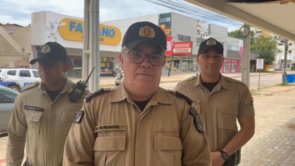 A ação rápida e precisa dos militares impediu que o homem tentasse contra sua própria vida em Palmas – Foto: Alessandro Ferreira / Agência Tocantins 