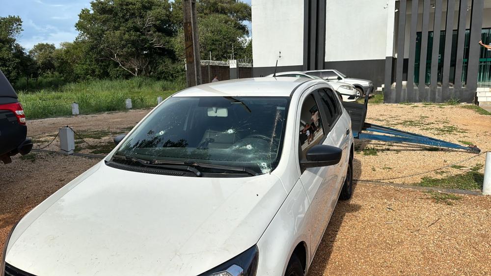 Carro foi roubado durante assalto a um empresário em Miranorte – Foto: Alessandro Ferreira / Agência Tocantins