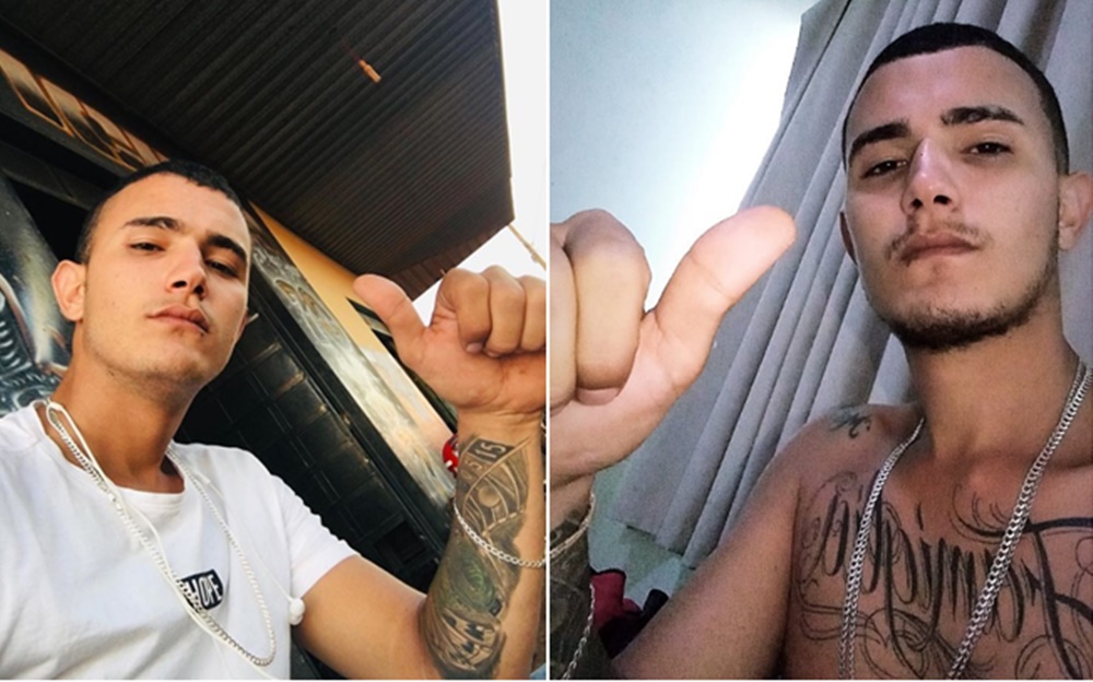 Lucas Coelho da Silva, vulgo “Muganga” após ser preso foi conduzido para a 2ª Central de Atendimento da Polícia Civil – Foto: Perfil rede social