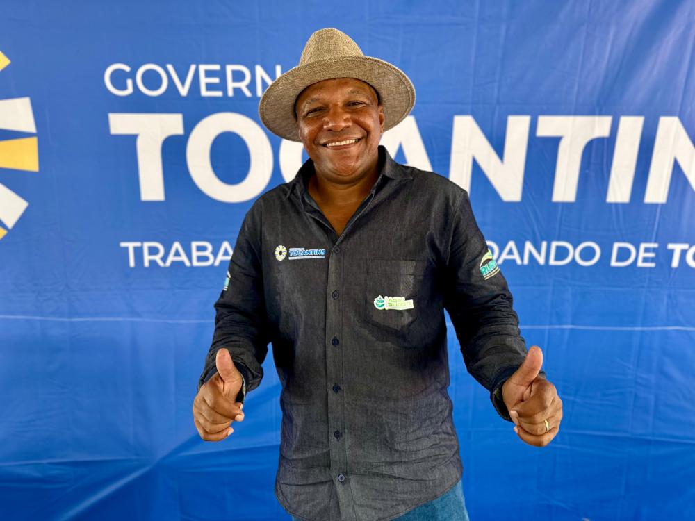 Presidente da Agrosudeste, João Filho Alburqueque, afirma que a feira é importante para o desenvolvimento da região sudeste do Tocantins - Foto: Governo do Tocantins