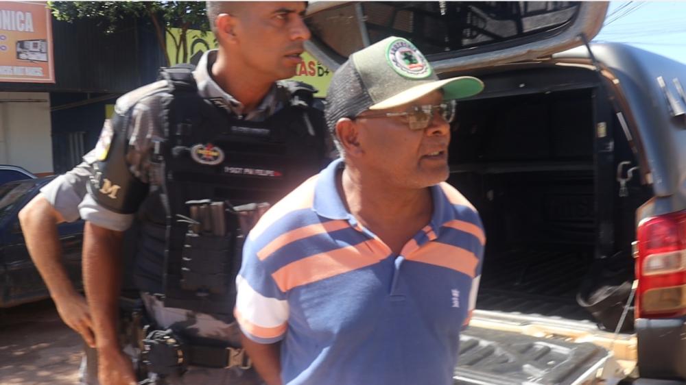 José Moreira da Silva foi preso na manhã desta segunda-feira, 22, em cumprimento ao mandado de prisão – Foto: Alessandro Ferreira / Agência Tocantins