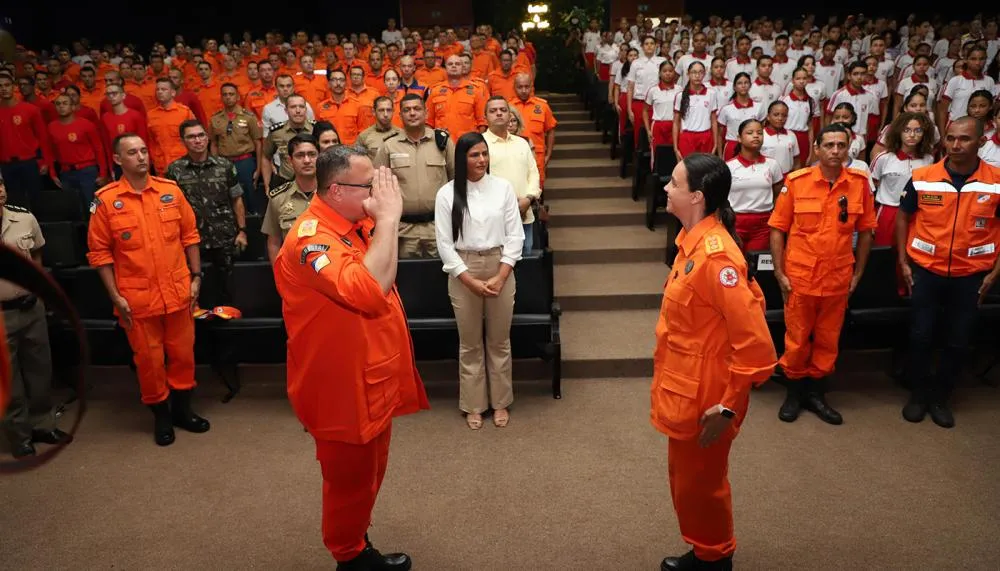 Cerimônia de lançamento foi realizada nesta segunda-feira, 29, no Colégio Militar II, em Palmas – Foto: Loise Maria/Governo do Tocantins