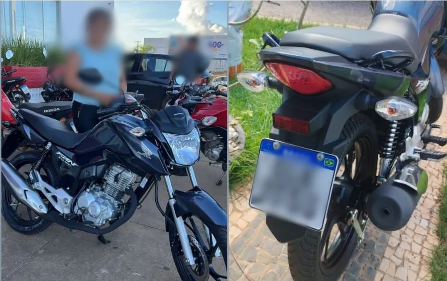 A vitima havia comprado a moto a menos de um mês e ainda está pagando as parcelas – Foto: Reprodução / Agência Tocantins