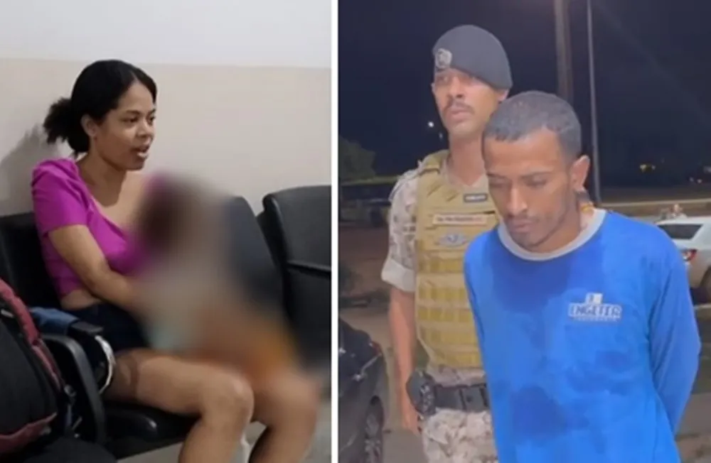 O casal Maycon Ribeiro do Nascimento e Hana Vitória Pereira Sousa, foram atuados em flagrante pelo crime de tráfico de drogas – Foto: Alessandro Ferreira / Agência Tocantins