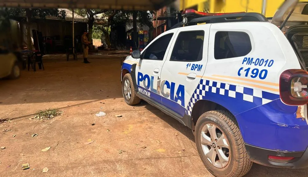 A ocorrência foi registrada pelos militares do 1º BPM, área comercial da Avenida Palmas Brasil Norte – Foto: Alessandro Ferreira / Agência Tocantins