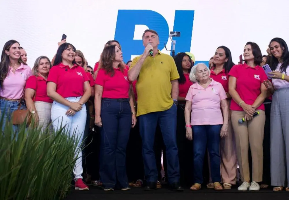 Bolsonaro diz que está muito satisfeito com movimento feminino – Foto: Divulgação