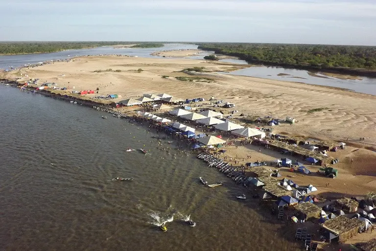 Temporadas de praia dos Rios Tocantins e Araguaia aquecem a economia regional - Foto: Divulgação 