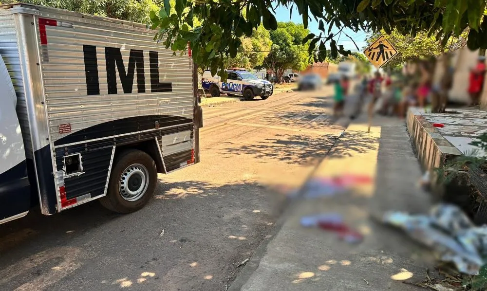 O local foi periciado e o corpo foi levado para a sede do Instituto Médico Legal – IML pelo rabecão da Polícia Civil – Foto: Alessandro Ferreira / Agência Tocantins