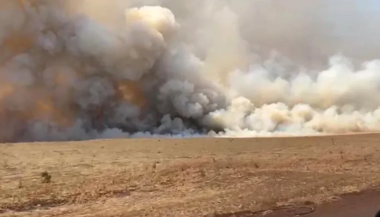 Corpo de Bombeiros Militar do Tocantins informa que foi acionado por volta das 15h25 para atender a ocorrência de incêndio em Buritirana – Foto: Governo do Tocantins