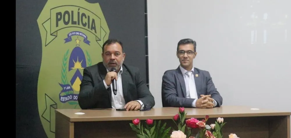 Secretario de Segurança Pública parabenizou as equipes envolvidas na investigação que resultou nas prisões realizadas na manhã de hoje – Foto: Alessandro Ferreira / Agência Tocantins