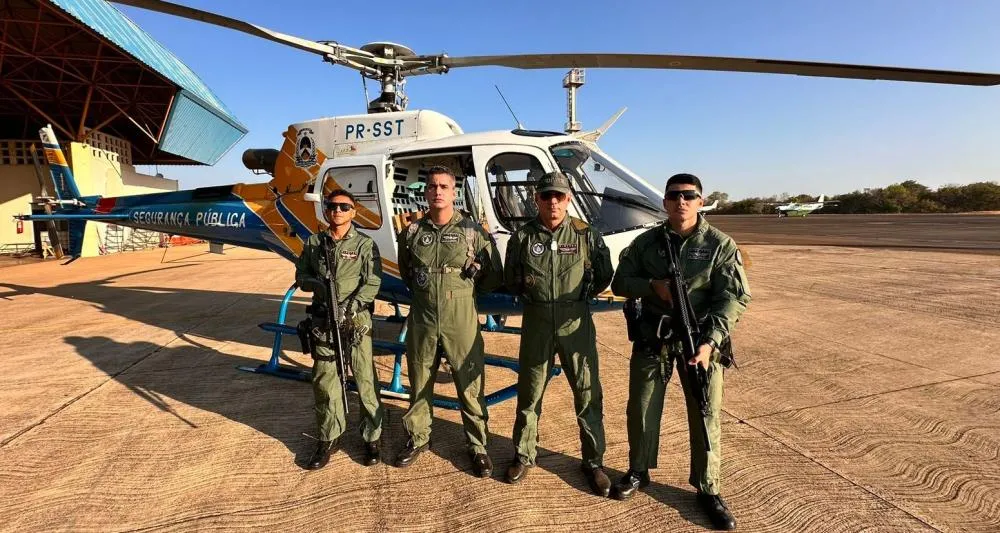 A operação contou com apoio da equipe multimissão do Centro Integrado de Apoio Aéreo – CIOPAER – Foto: Alessandro Ferreira / Agência Tocantins