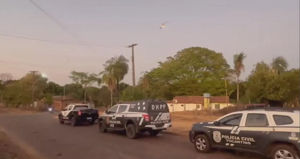 Os alvos da Operação, após serem presos foram levados para o complexo das divisões especializadas na Polícia Civil em Palmas - Foto: Alessandro Ferreira / Agência Tocantins