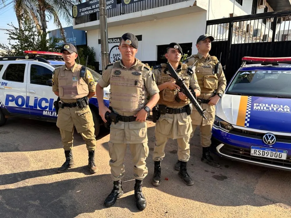 Em entrevista à Agência Tocantins, o comandante do 6º BPM, tenente-coronel Dennys Dalla, destacou a rápida resposta da equipe policial – Foto: Alessandro Ferreira / Agência Tocantins