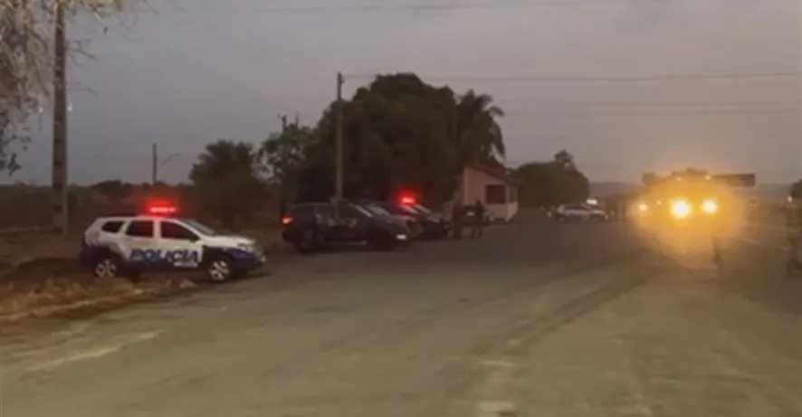 A operação foi deflagrada nas primeiras horas da manhã desta quinta-feira, na rodovia TO-050, na zona rural de Palmas – Foto: Alessandro Ferreira / Agência Tocantins