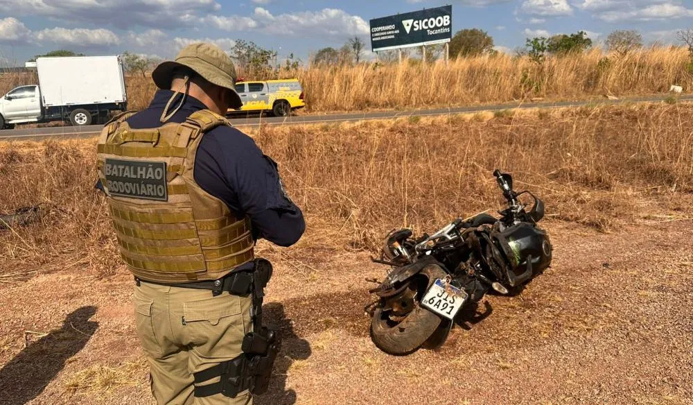 A ocorrência foi registrada pelos militares do Batalhão Rodoviário e Divisas – BPMRED da PMTO – Foto: Alessandro Ferreira / Agência Tocantins