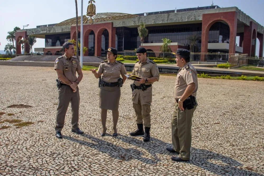 Comandante avalia planejamento para a segurança das comemorações dos 36 anos do Estado, garantindo a segurança do público - Felipe Cruz / Polícia Militar