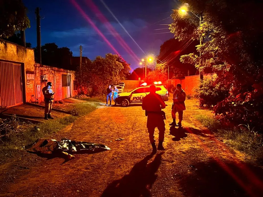 O crime aconteceu por volta das 20h50min, e a ocorrência foi registrada pelos militares do 6º BPM – Foto: Alessandro Ferreira / Agência Tocantins